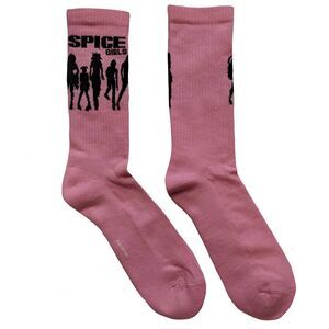 Spice Girls Unisex Adult Silhouette Socks / Pink